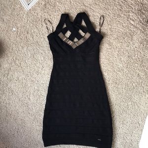 Black cocktail dress